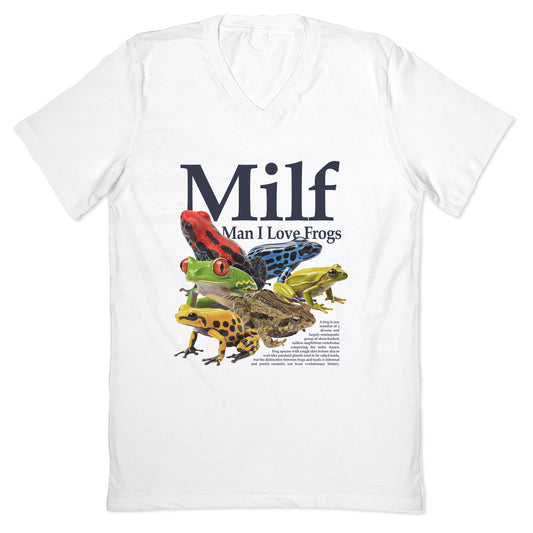 MILF  Man I Love Frogs V-Neck