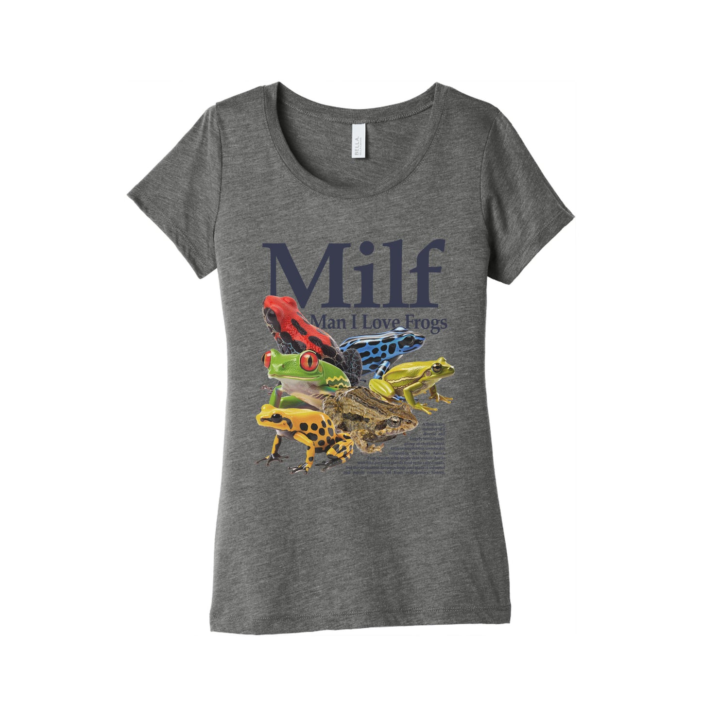 MILF  Man I Love Frogs Womens Triblend Tee