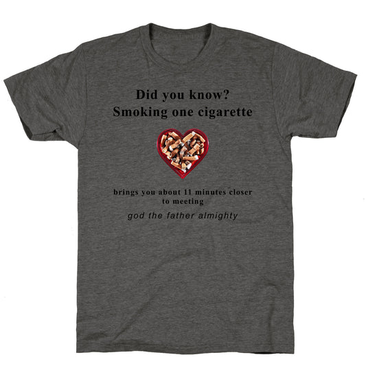 Smoking Cigs Unisex Triblend Tee