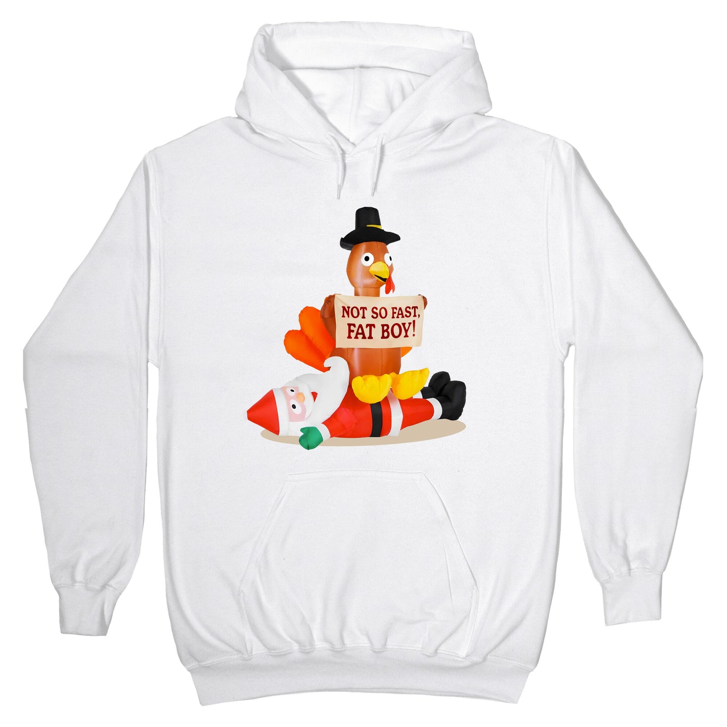 Santa Versus Turkey Hoodie