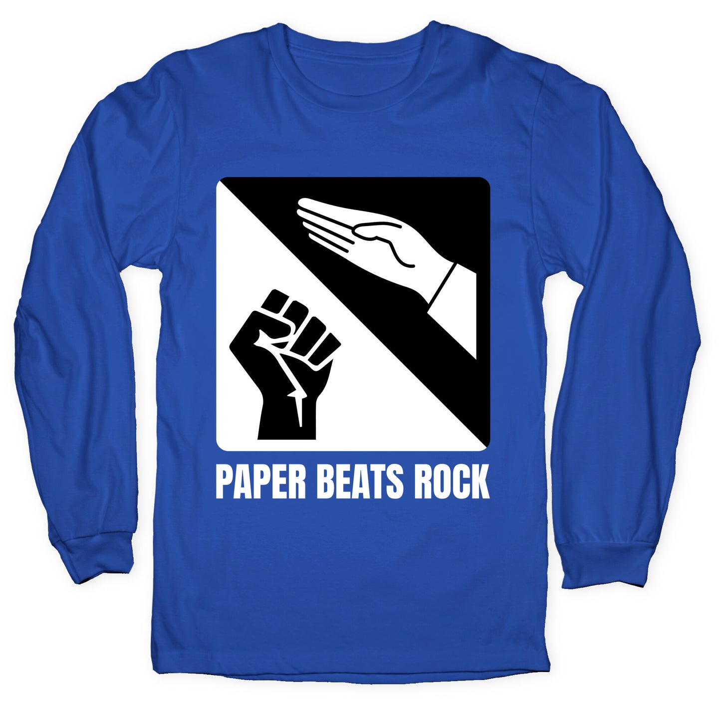 Paper Beats Rock Longsleeve Tee