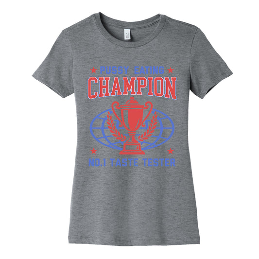 Eating \#1 Champion Womens Cotton Tee