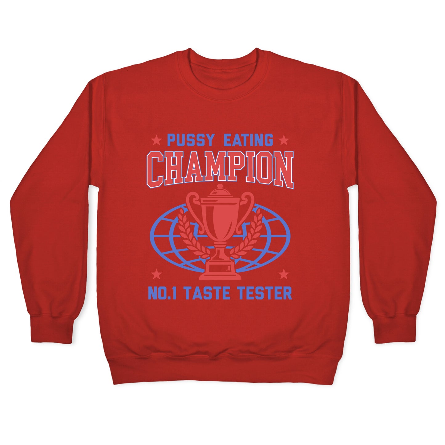 Eating \#1 Champion Crewneck Sweatshirt