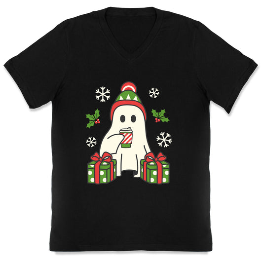 Christmas Ghost V-Neck