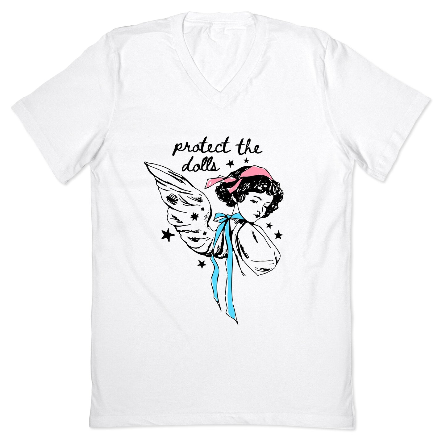 Protect the Dolls Fairy V-Neck