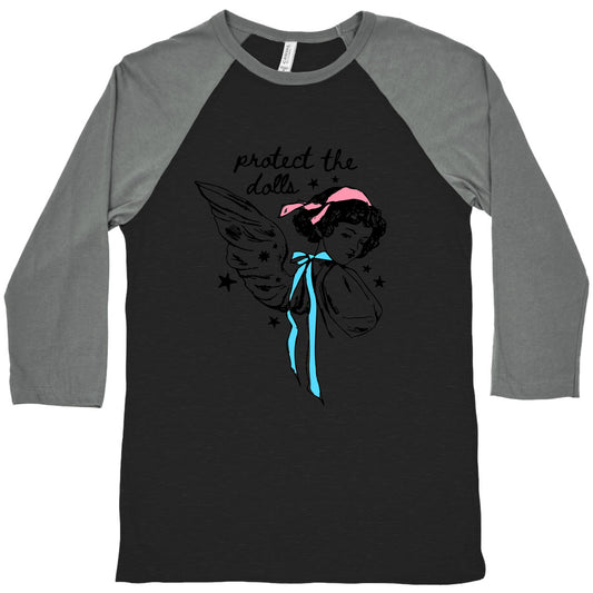 Protect the Dolls Fairy Baseball Tee