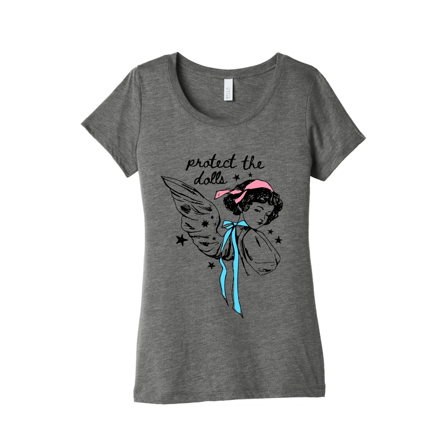 Protect the Dolls Fairy Womens Triblend Tee