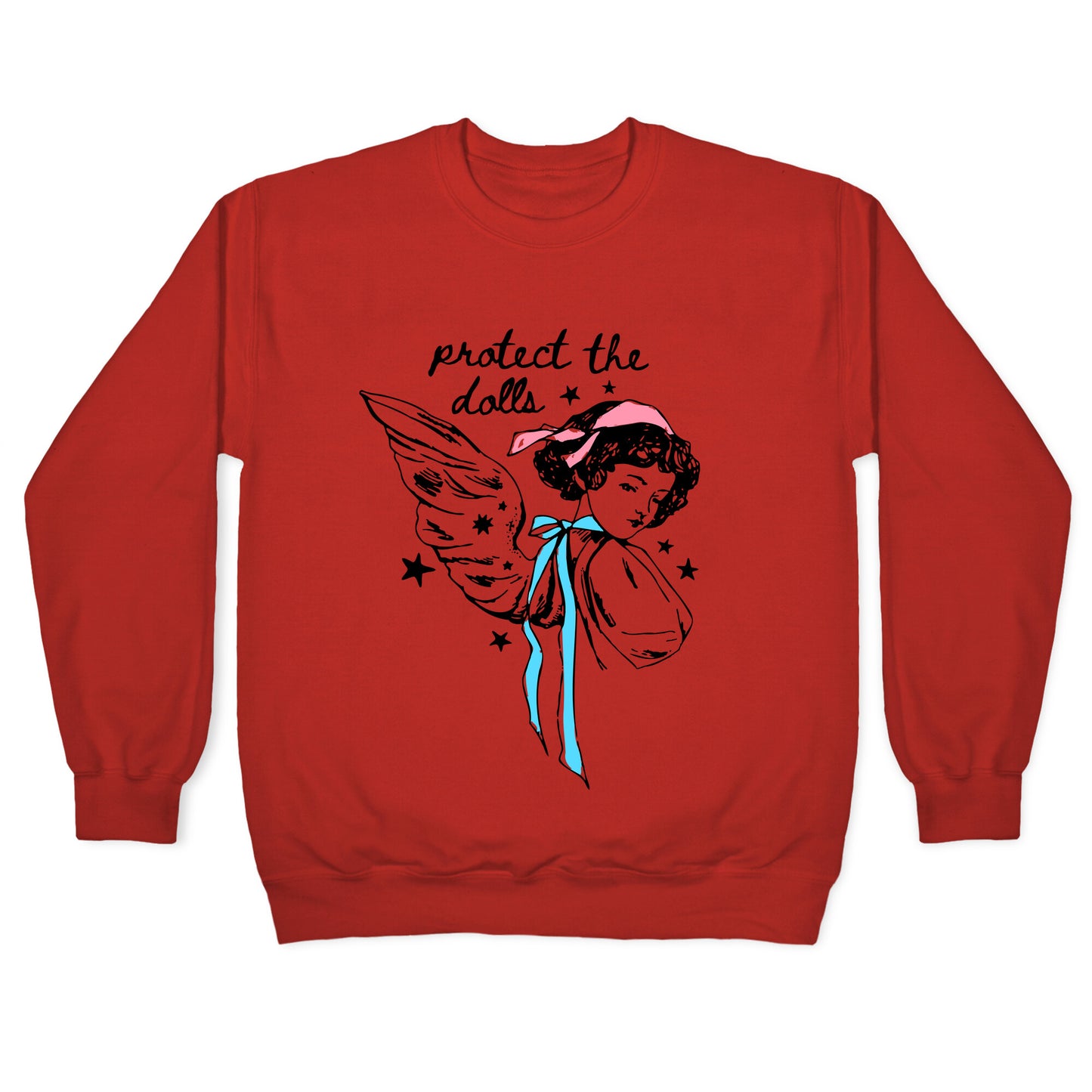 Protect the Dolls Fairy Crewneck Sweatshirt