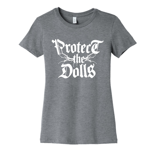 Protect the Dolls Graphic Tee Womens Cotton Tee
