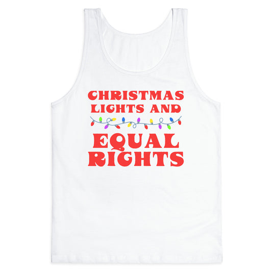 Christmas Lights and Equal Rights Tank Top