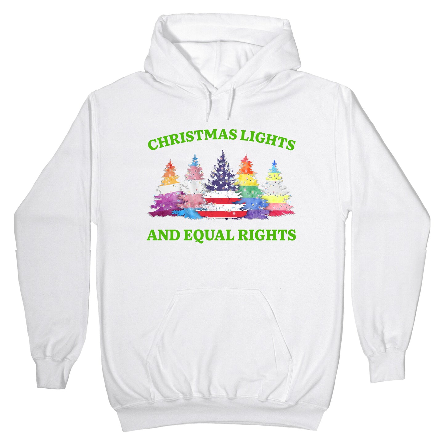 Christmas Lights and Equal Rights Shirt Hoodie
