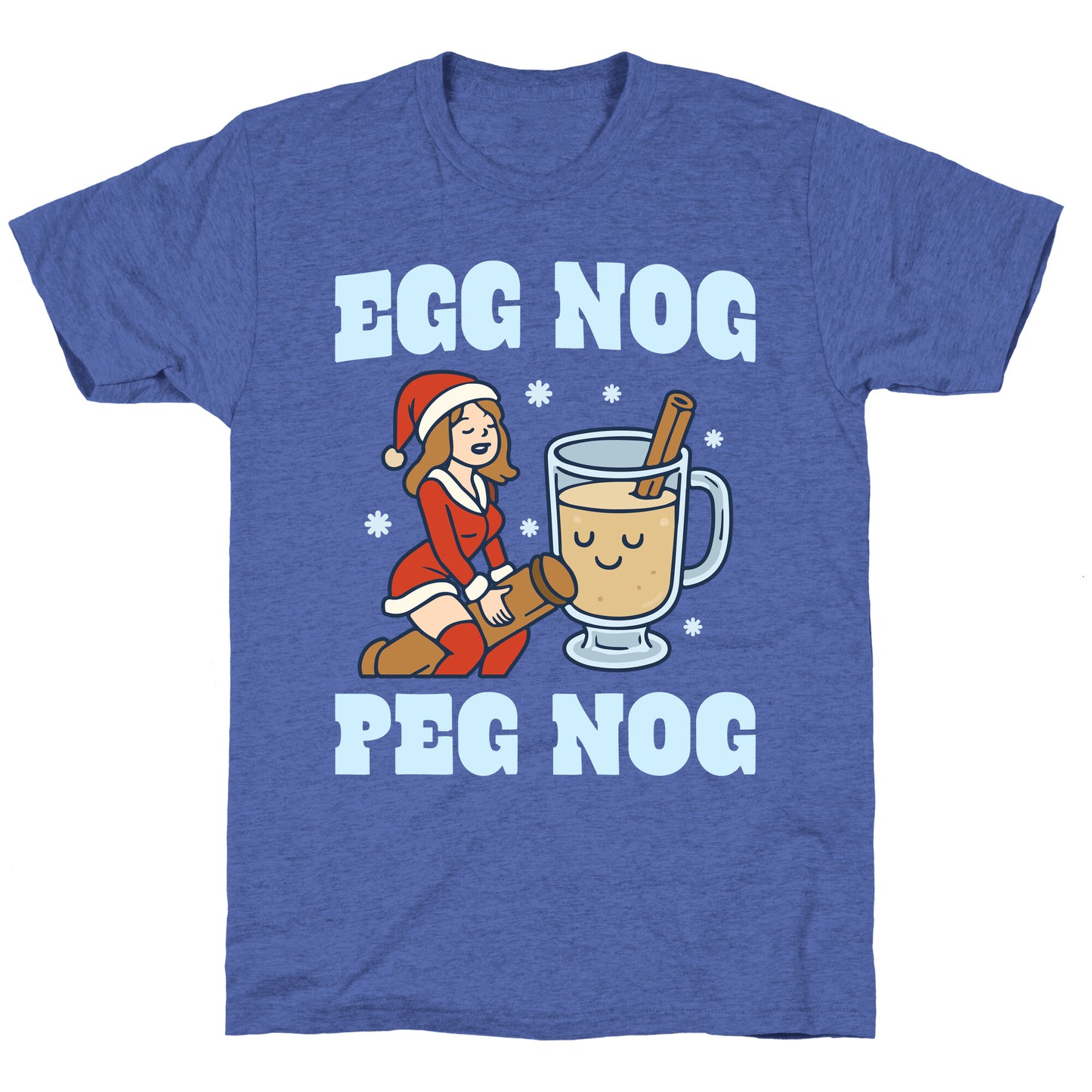 Egg Nog Peg Nog Unisex Triblend Tee