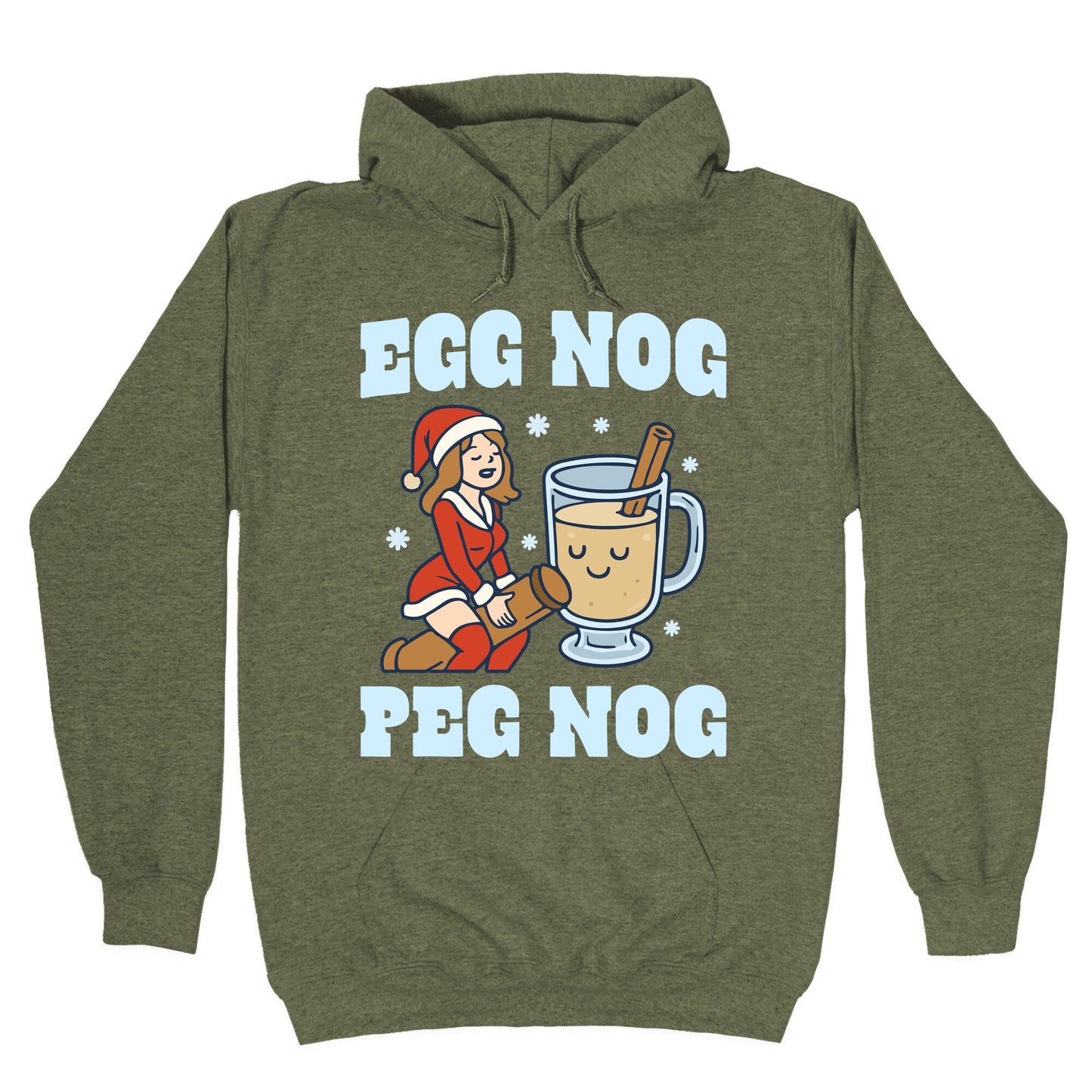 Egg Nog Peg Nog Hoodie