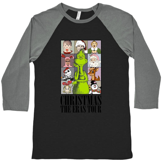 Christmas Eras Tour Baseball Tee