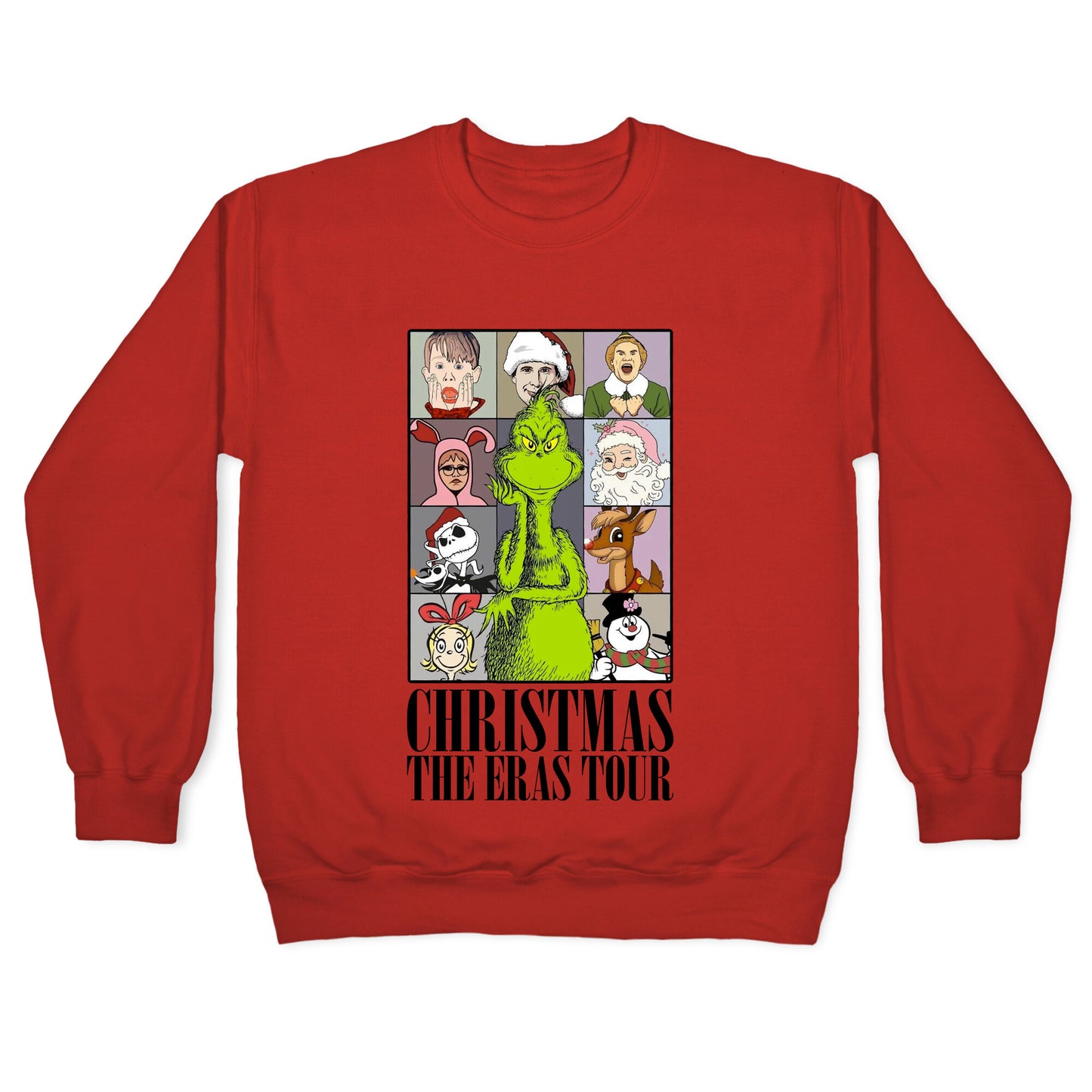 Christmas Eras Tour Crewneck Sweatshirt