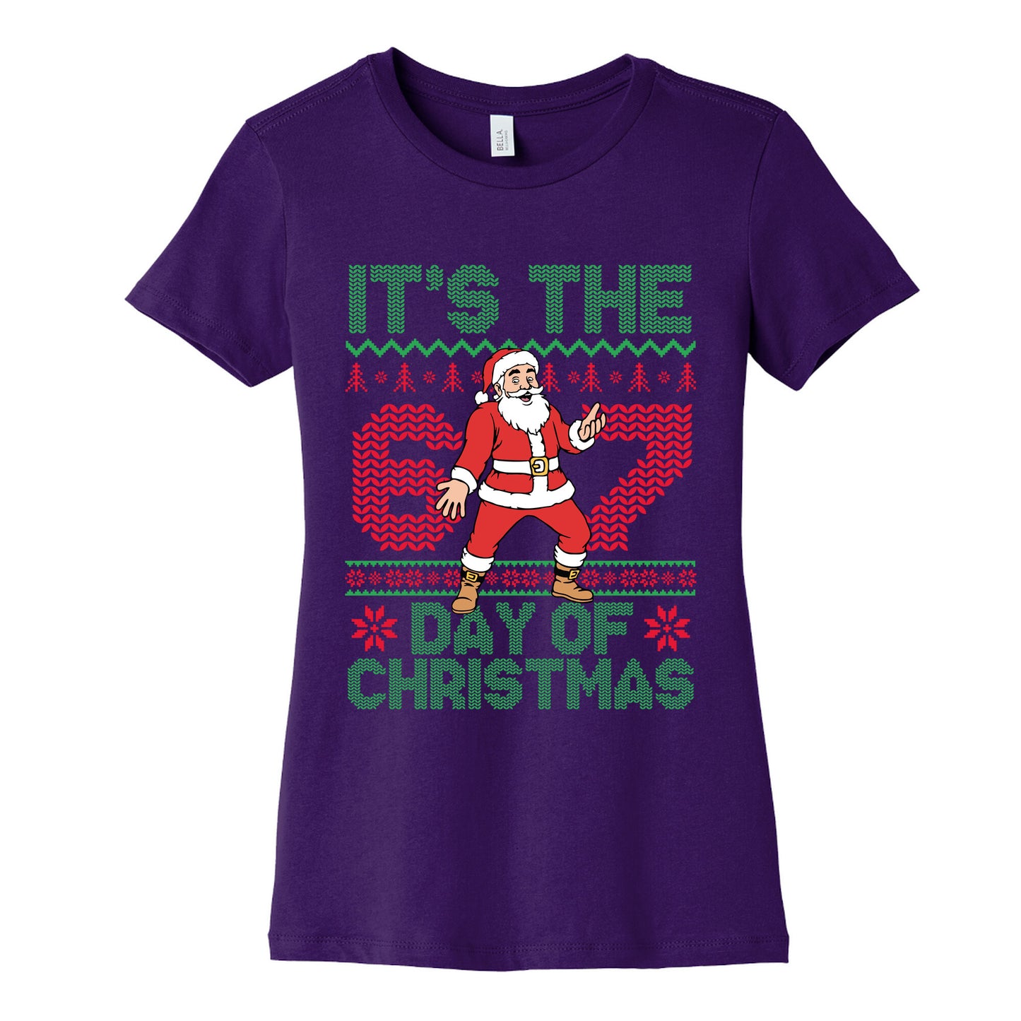 Santa Six Seven Womens Cotton Tee