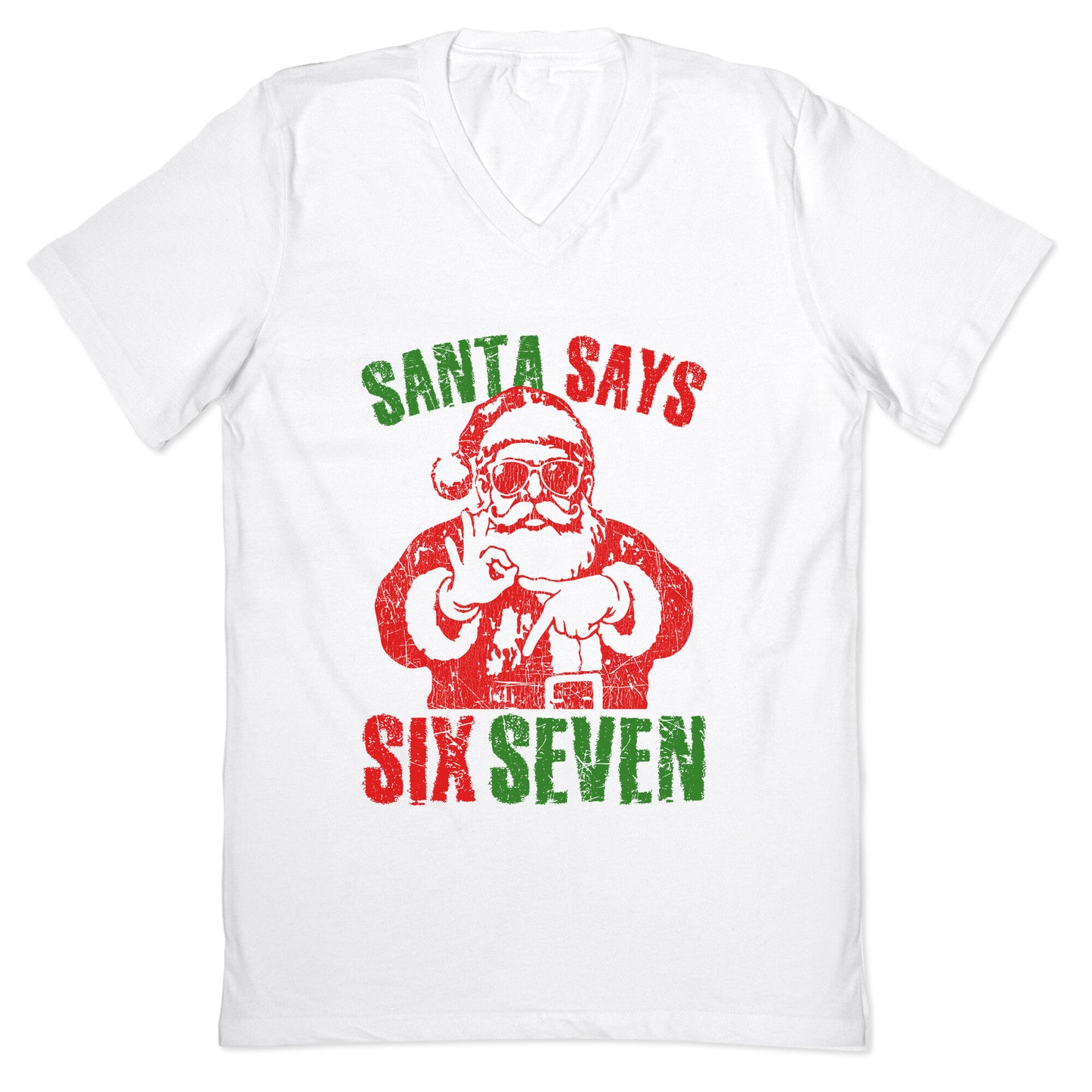Santa Says 67 V-Neck