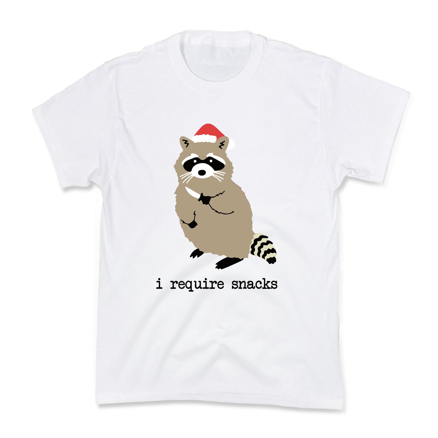 I Require Snacks Kids Tee