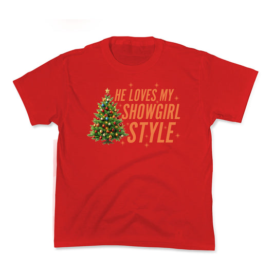 He Loves My Showgirl Style, She Loves my Redwood Tree Kids Tee