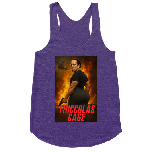 Thiccolas Cage Racerback Tank