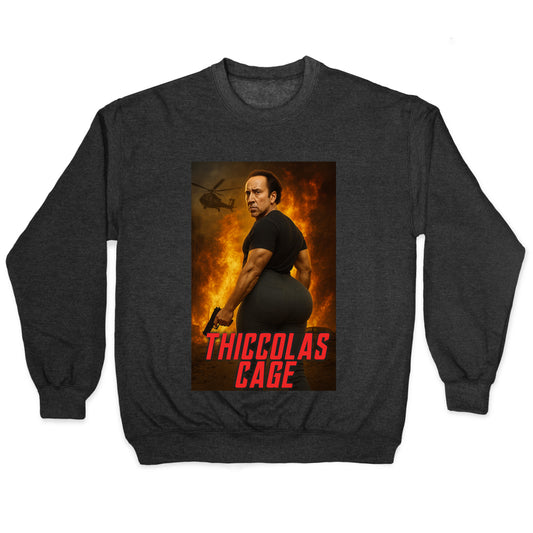 Thiccolas Cage Crewneck Sweatshirt