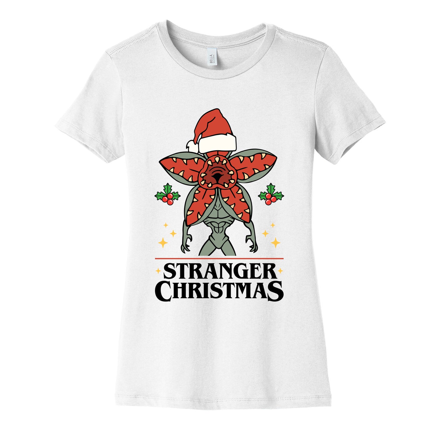Stranger Christmas Womens Cotton Tee
