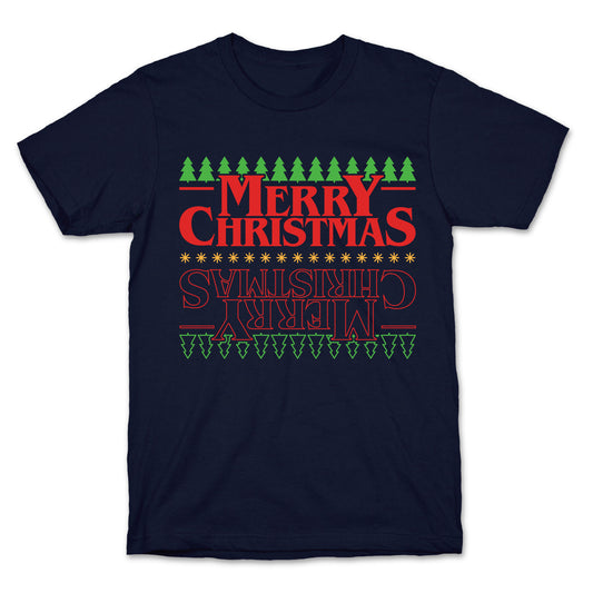 Christmas Upside Down T-Shirt