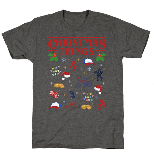 Christmas Things Unisex Triblend Tee