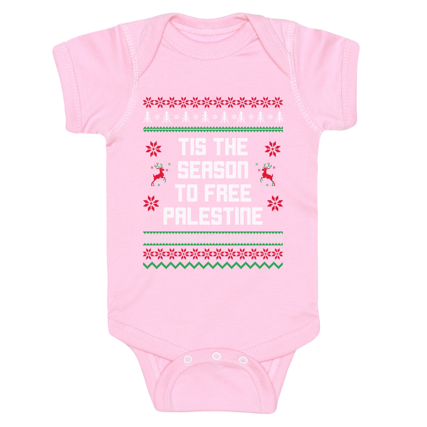 Tis the Season to Free Palestine Baby One-Piece