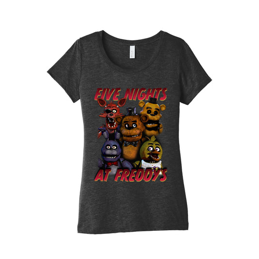 Five Nights At Freddys Womens Triblend Tee