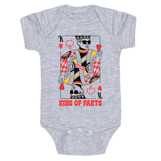 King & Queen Of Farts Baby One-Piece