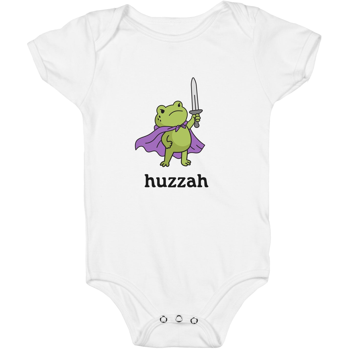 Huzzah Frog Baby One-Piece