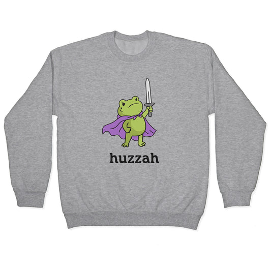 Huzzah Frog Crewneck Sweatshirt