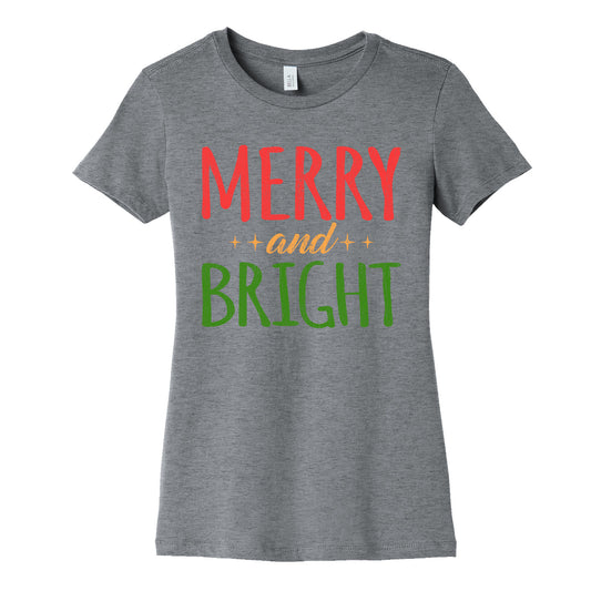 Merry & Bright Womens Cotton Tee