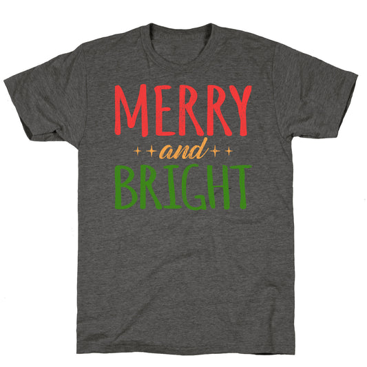 Merry & Bright Unisex Triblend Tee