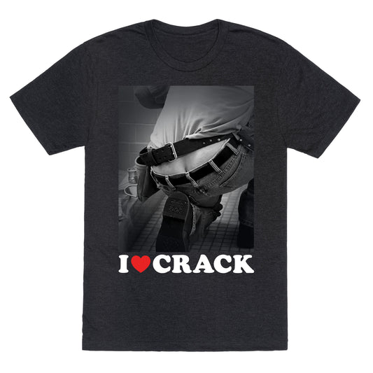 I Love Crack Unisex Triblend Tee