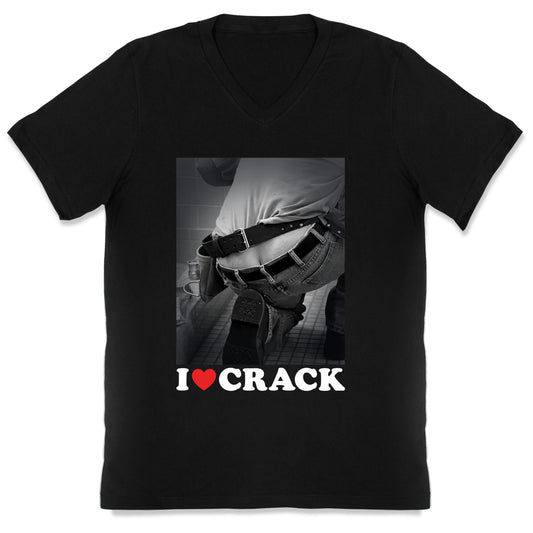 I Love Crack V-Neck