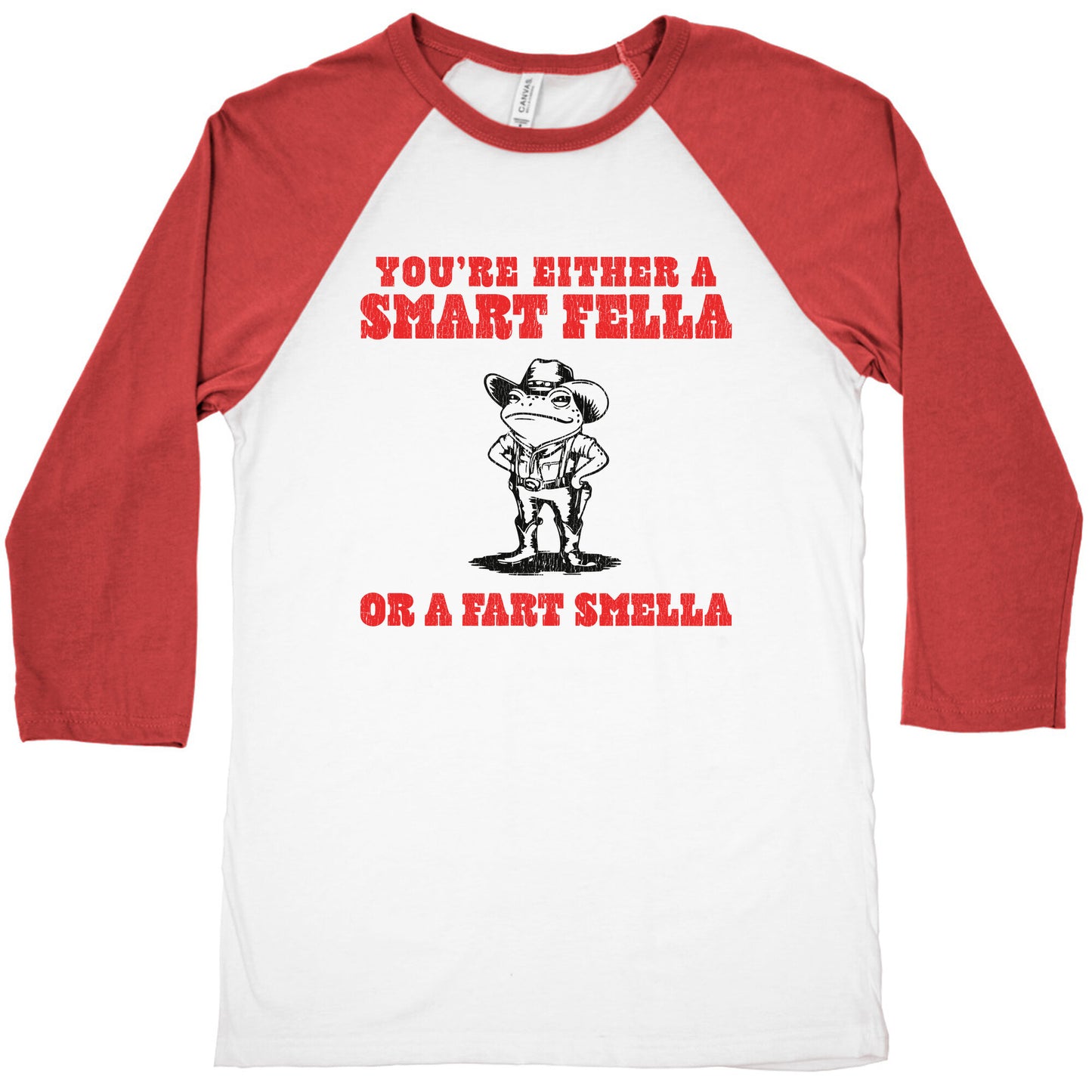 Fart Smella Baseball Tee