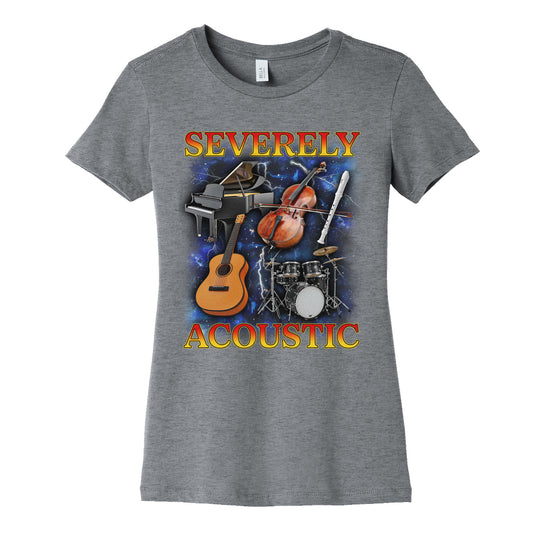 Severely Acoustic Womens Cotton Tee