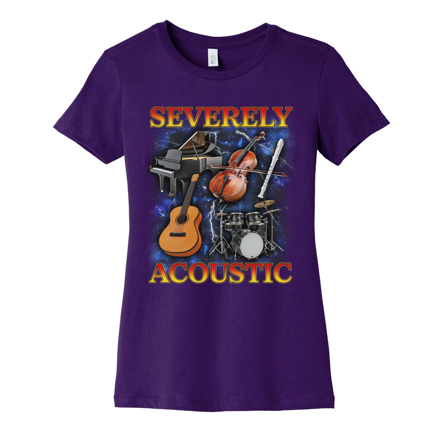 Severely Acoustic Womens Cotton Tee