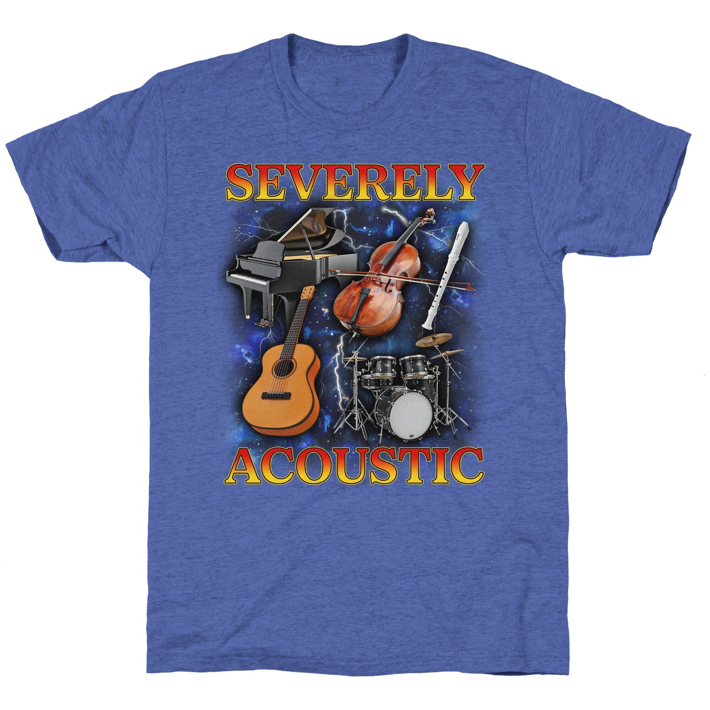 Severely Acoustic Unisex Triblend Tee