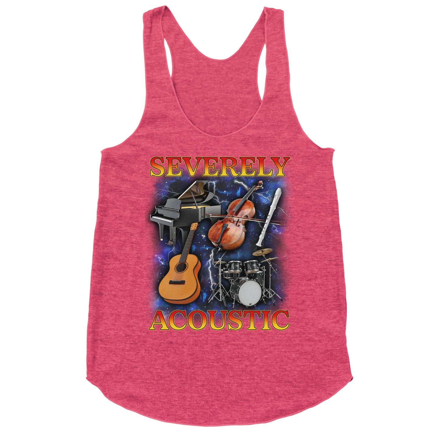 Severely Acoustic Racerback Tank