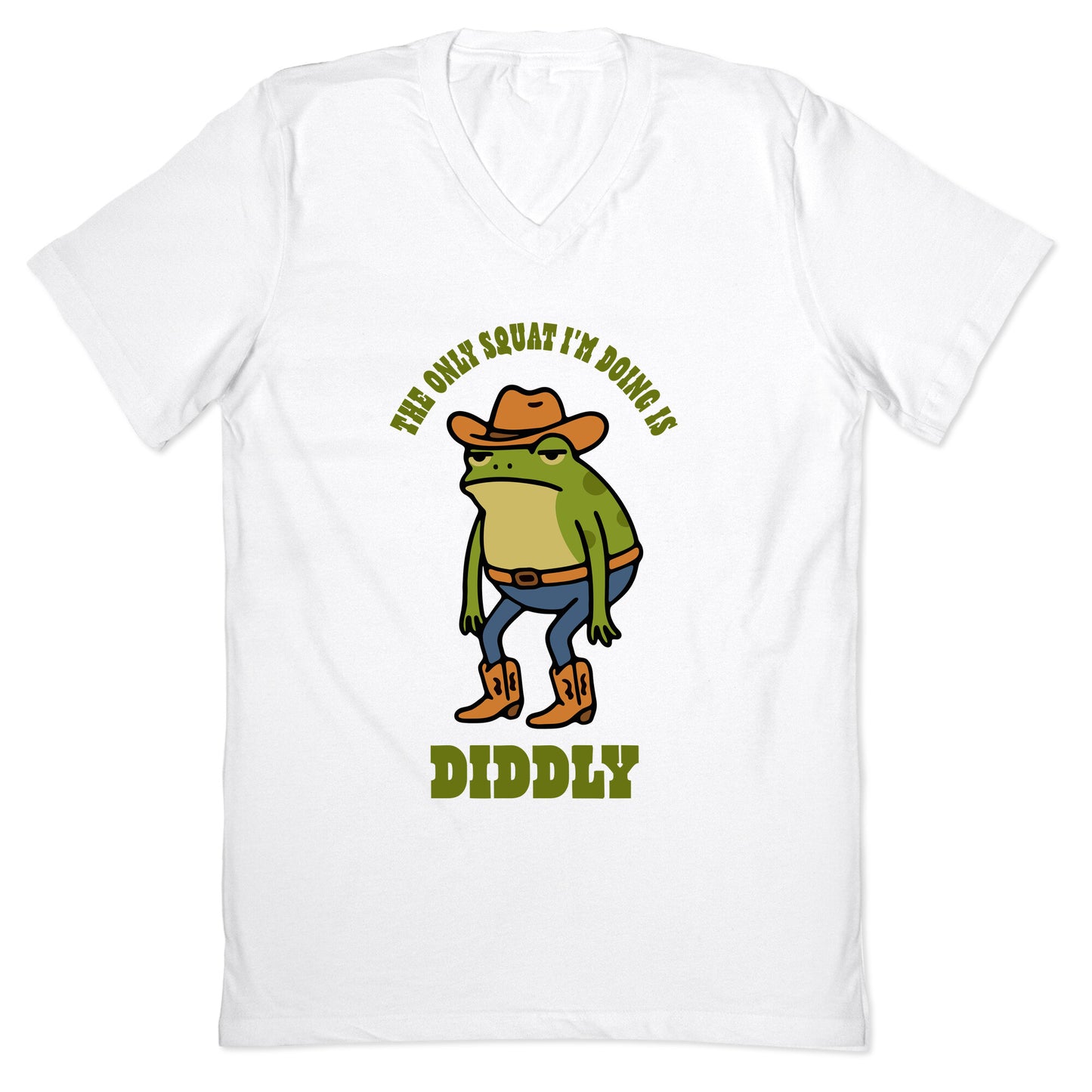 Diddly Squat Frog V-Neck