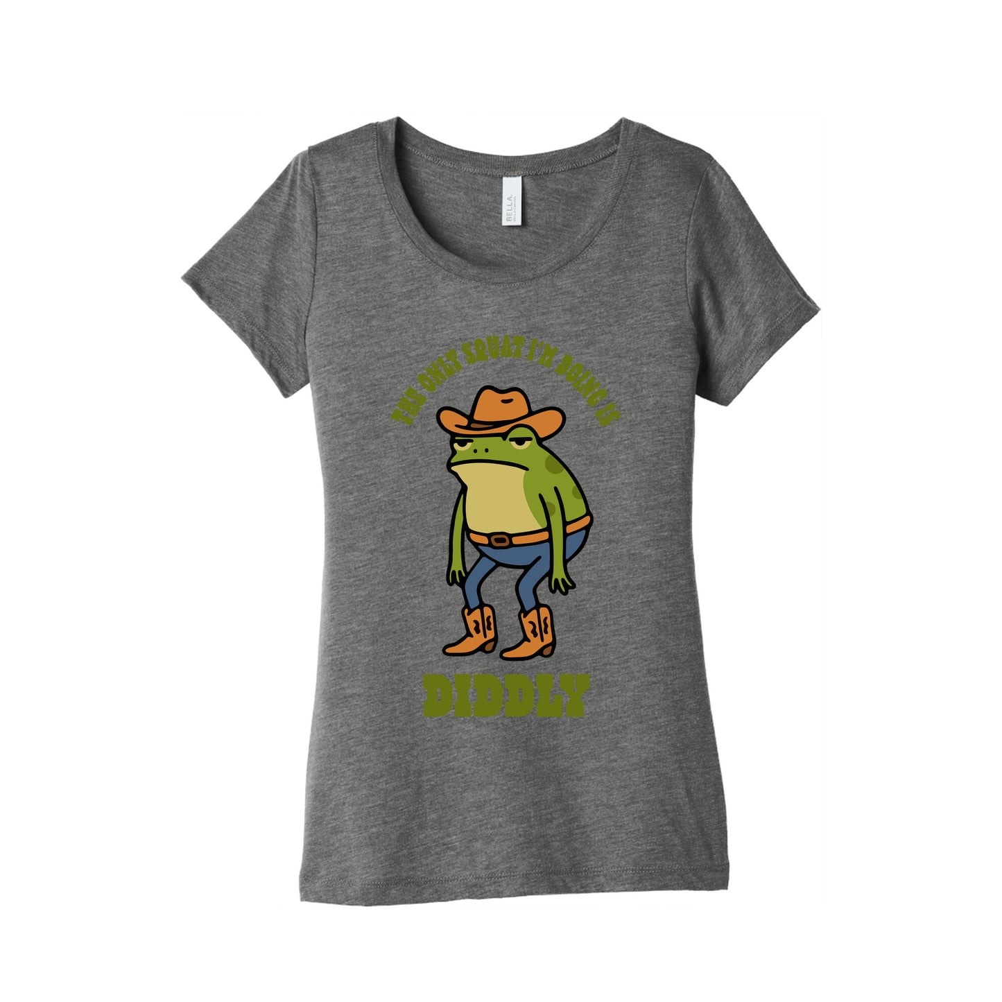 Diddly Squat Frog Womens Triblend Tee