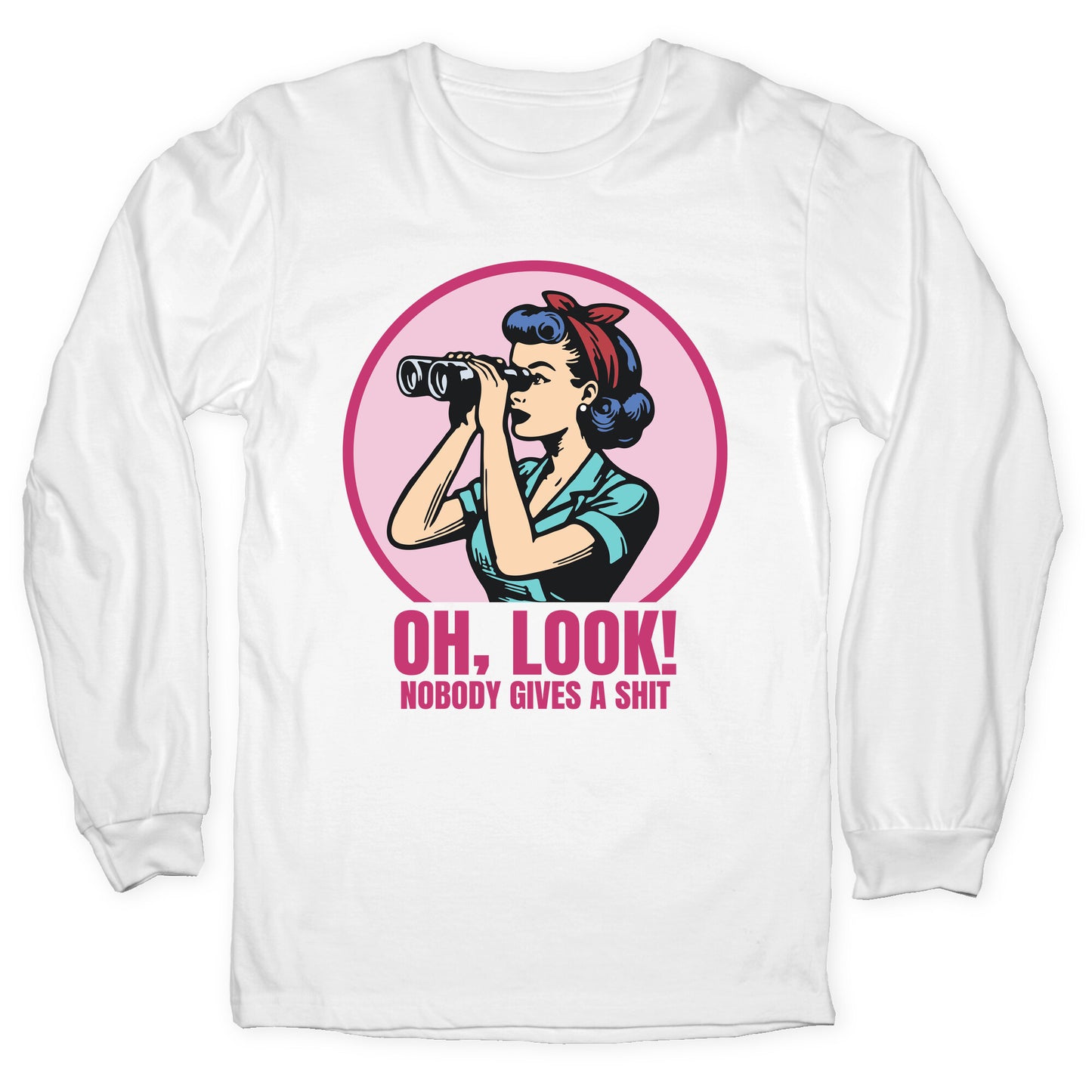 Nobody Gives A Shit Longsleeve Tee