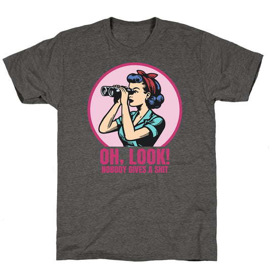 Nobody Gives A Shit Unisex Triblend Tee