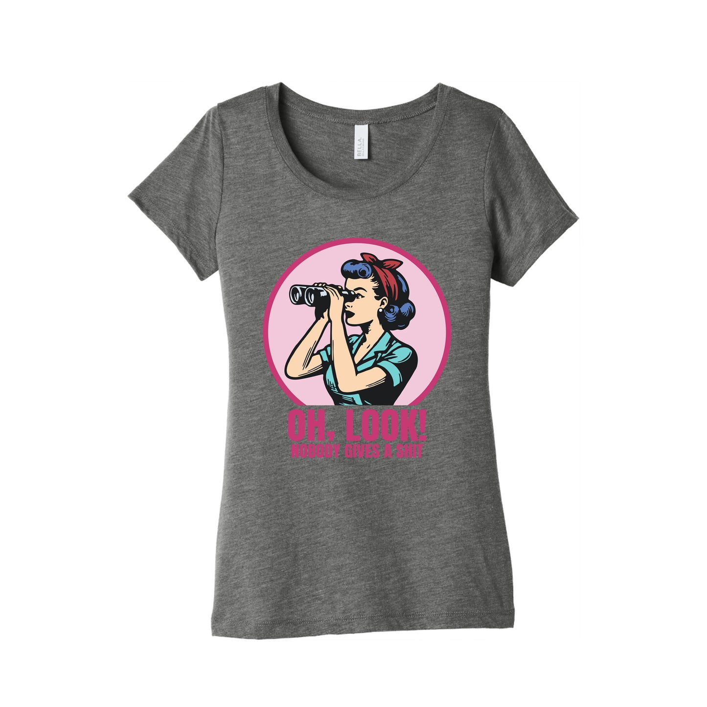 Nobody Gives A Shit Womens Triblend Tee