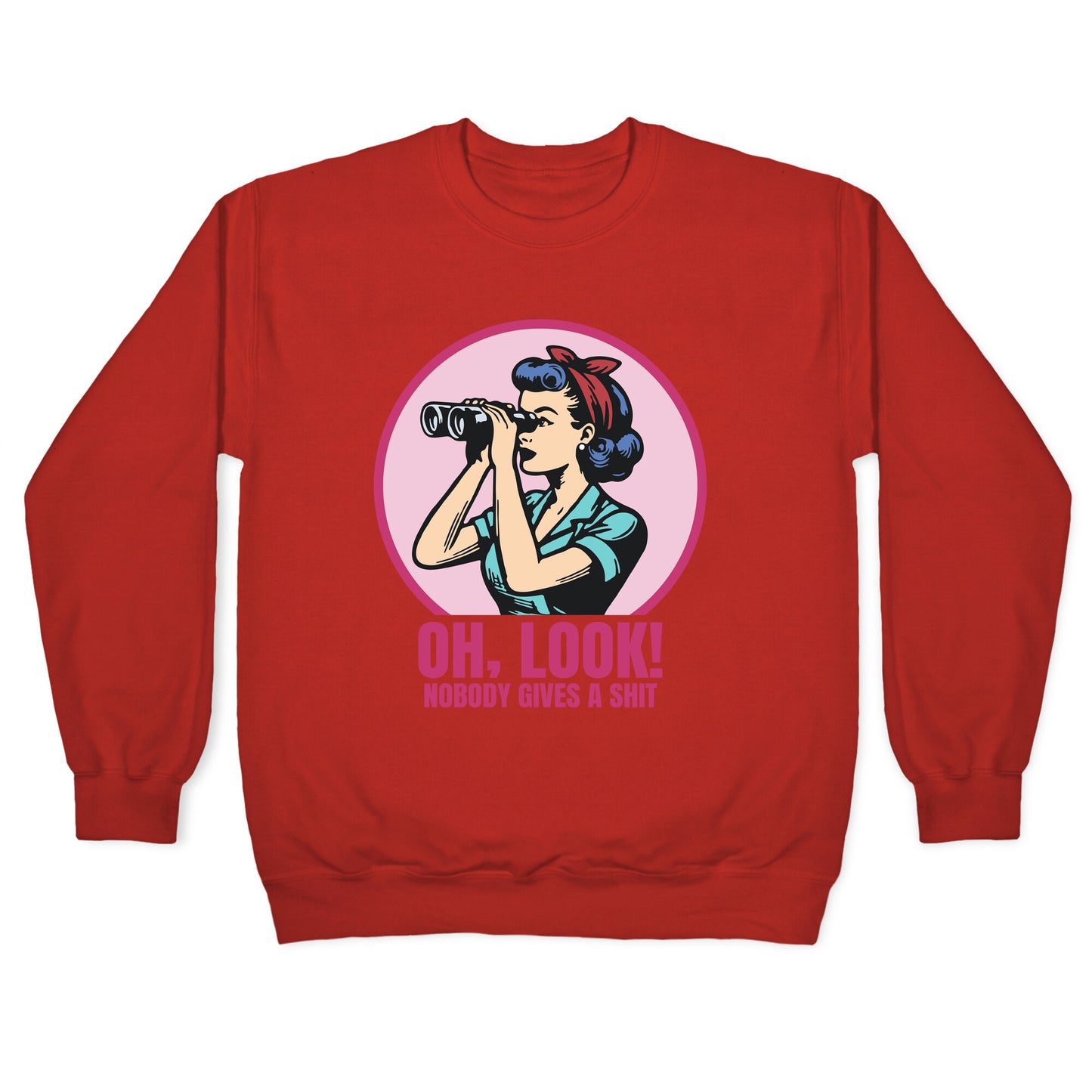 Nobody Gives A Shit Crewneck Sweatshirt