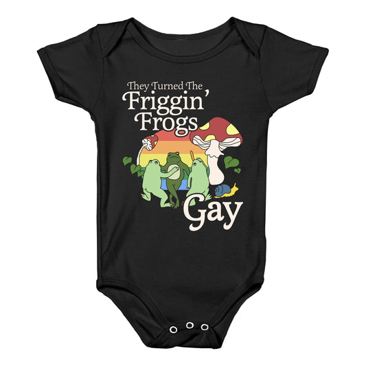 Gay Frogs Baby One-Piece