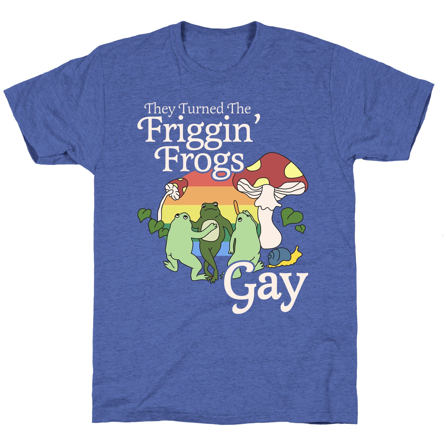 Gay Frogs Unisex Triblend Tee